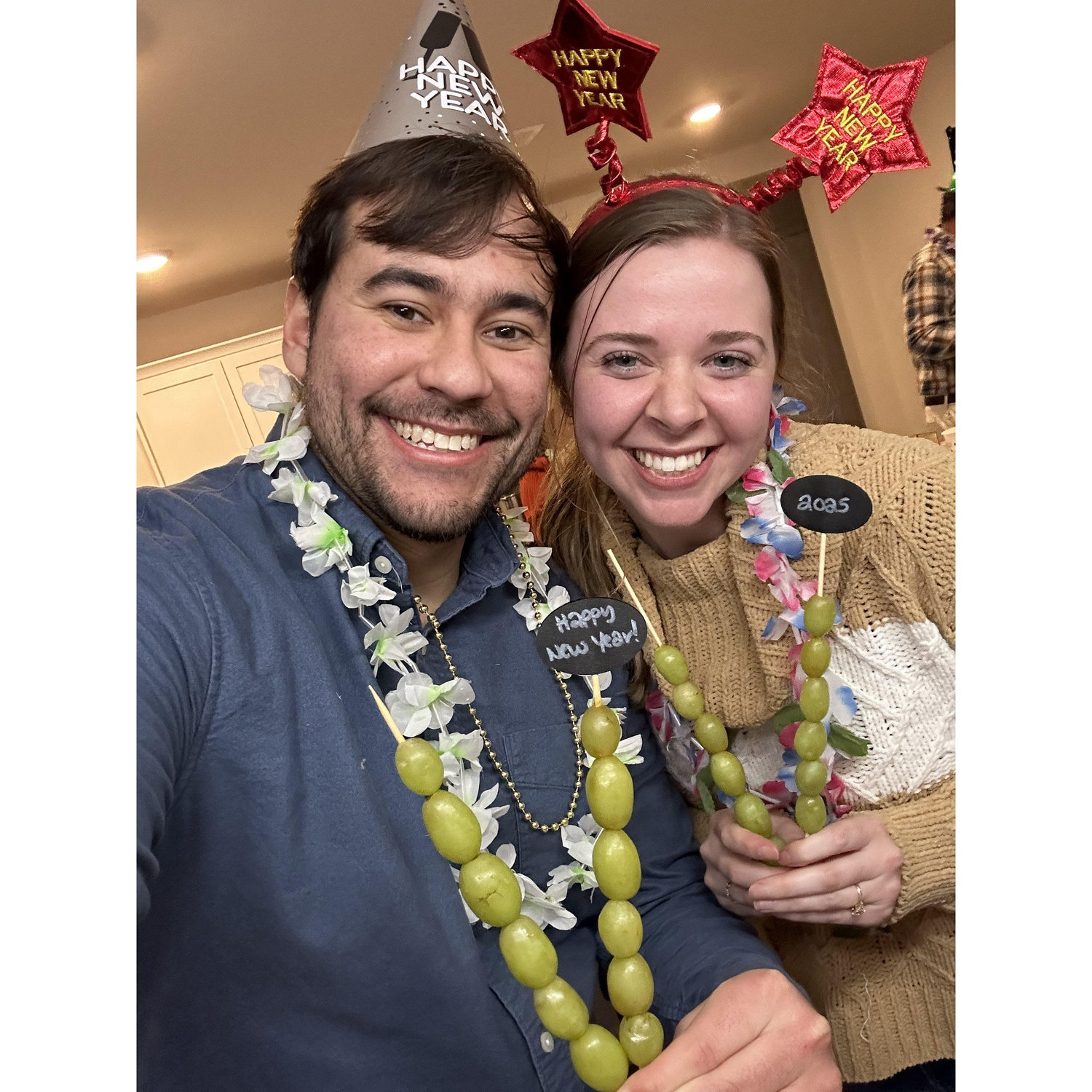 We eat 12 grapes on New Years (it's a lot!)