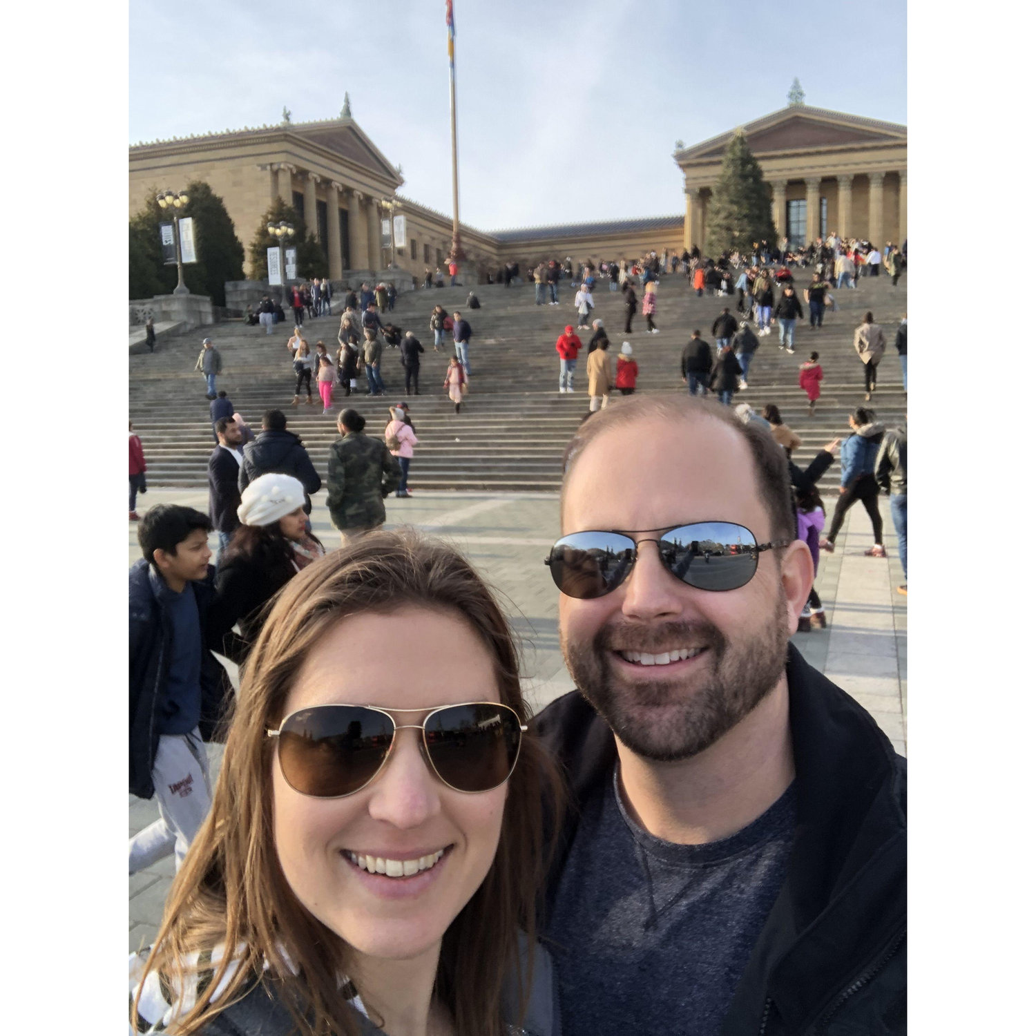 On the way back to Bmore after Katie & Chris's wedding: "Hey, have you ever been to Philly? ...want to!?"