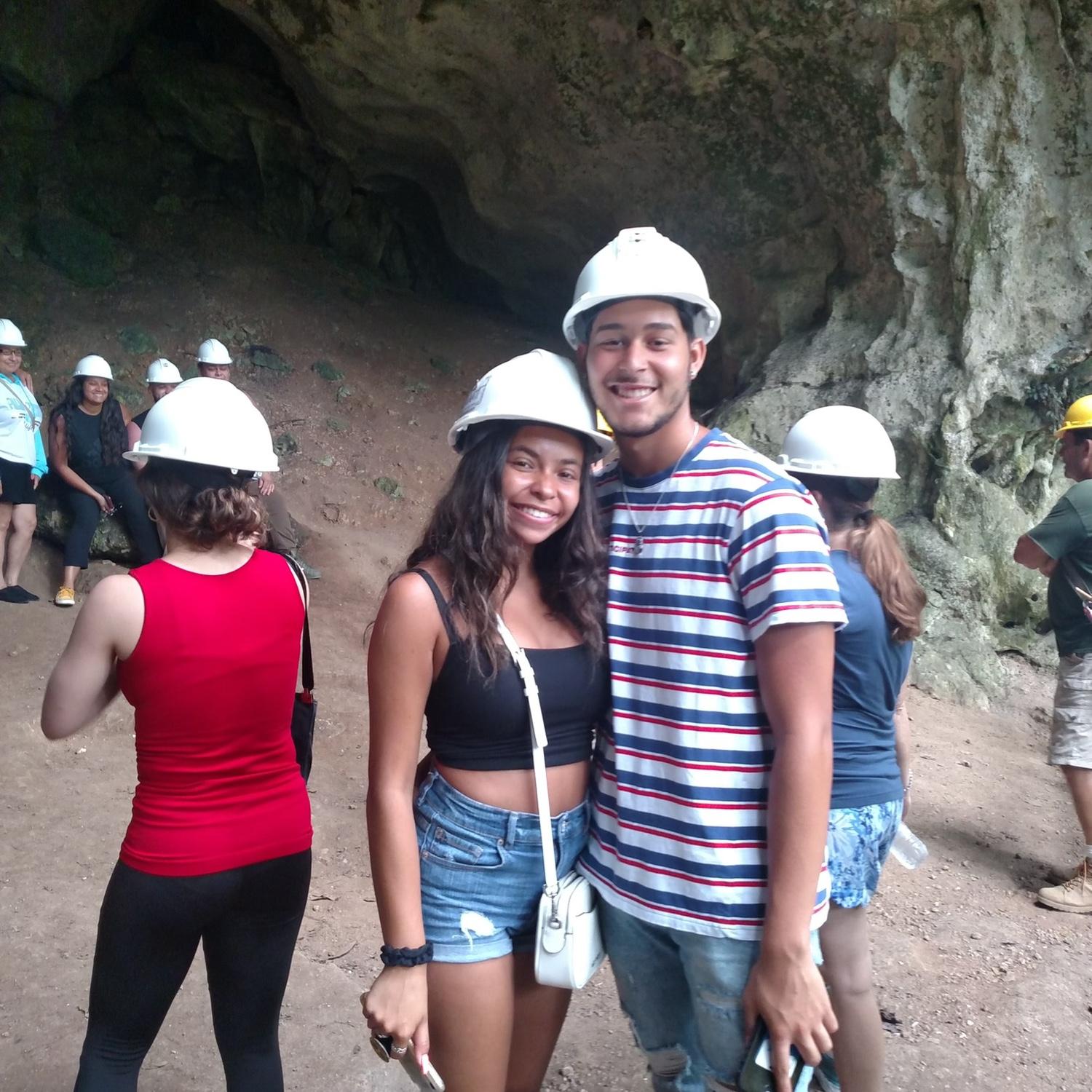 We went to see some bats and beautiful cave!