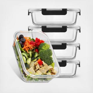 Food Prep Storage Container, Set of 5