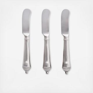 Berry & Thread Bright Satin Cocktail Spreader, Set of 3