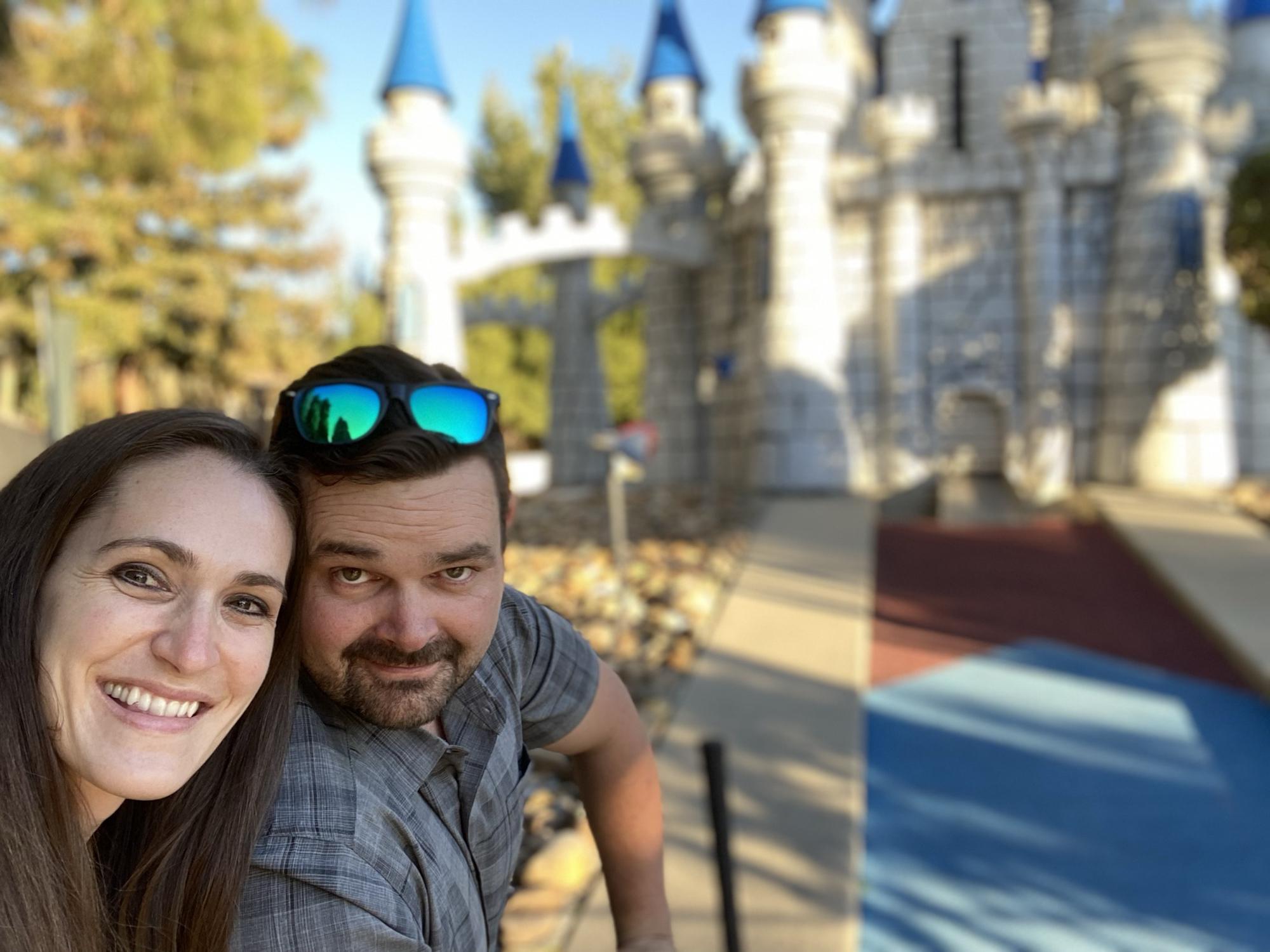 I think I remember getting four hole-in-ones... but somehow, Ryan kicked by tush!