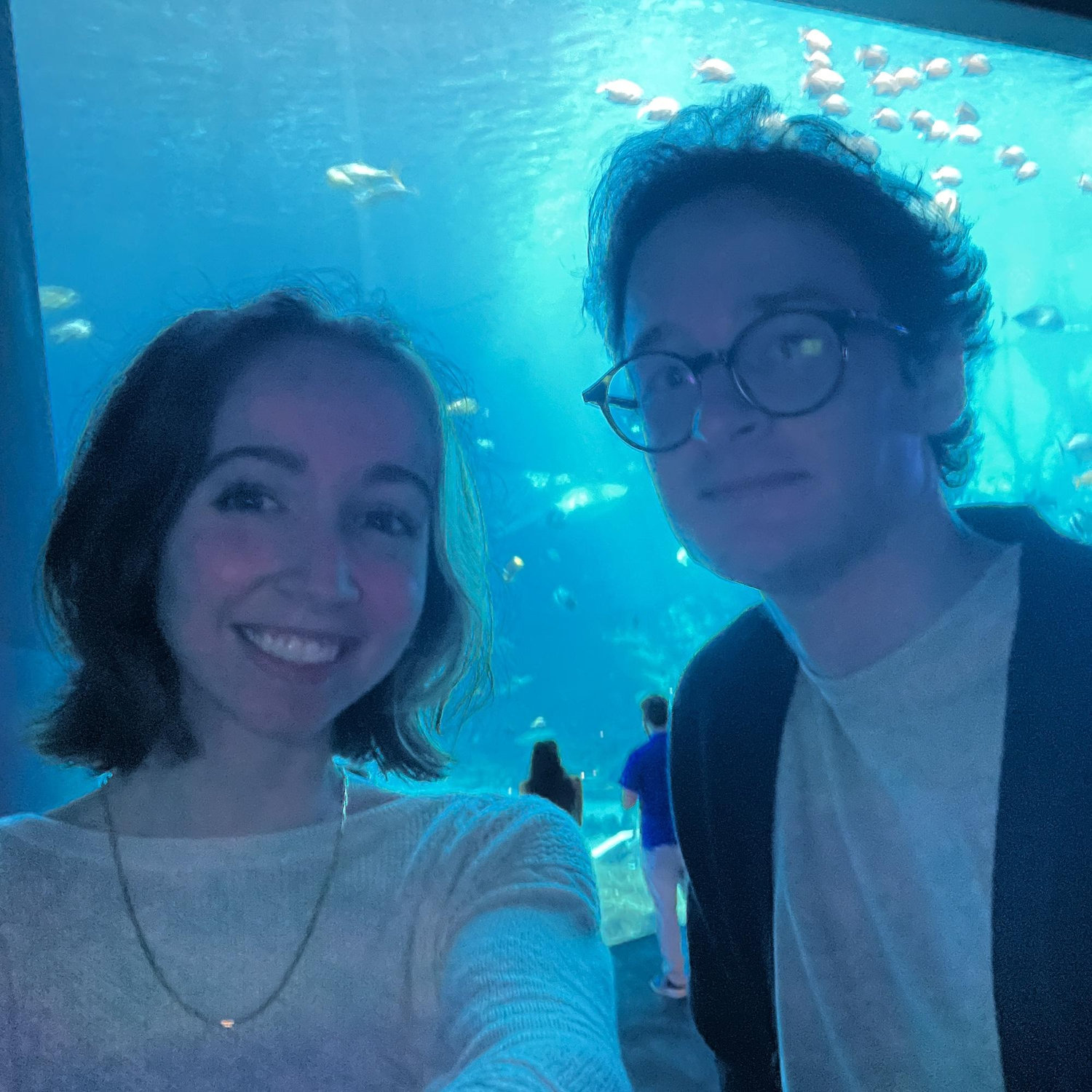 Daniel's birthday, we went to the Georgia Aquarium