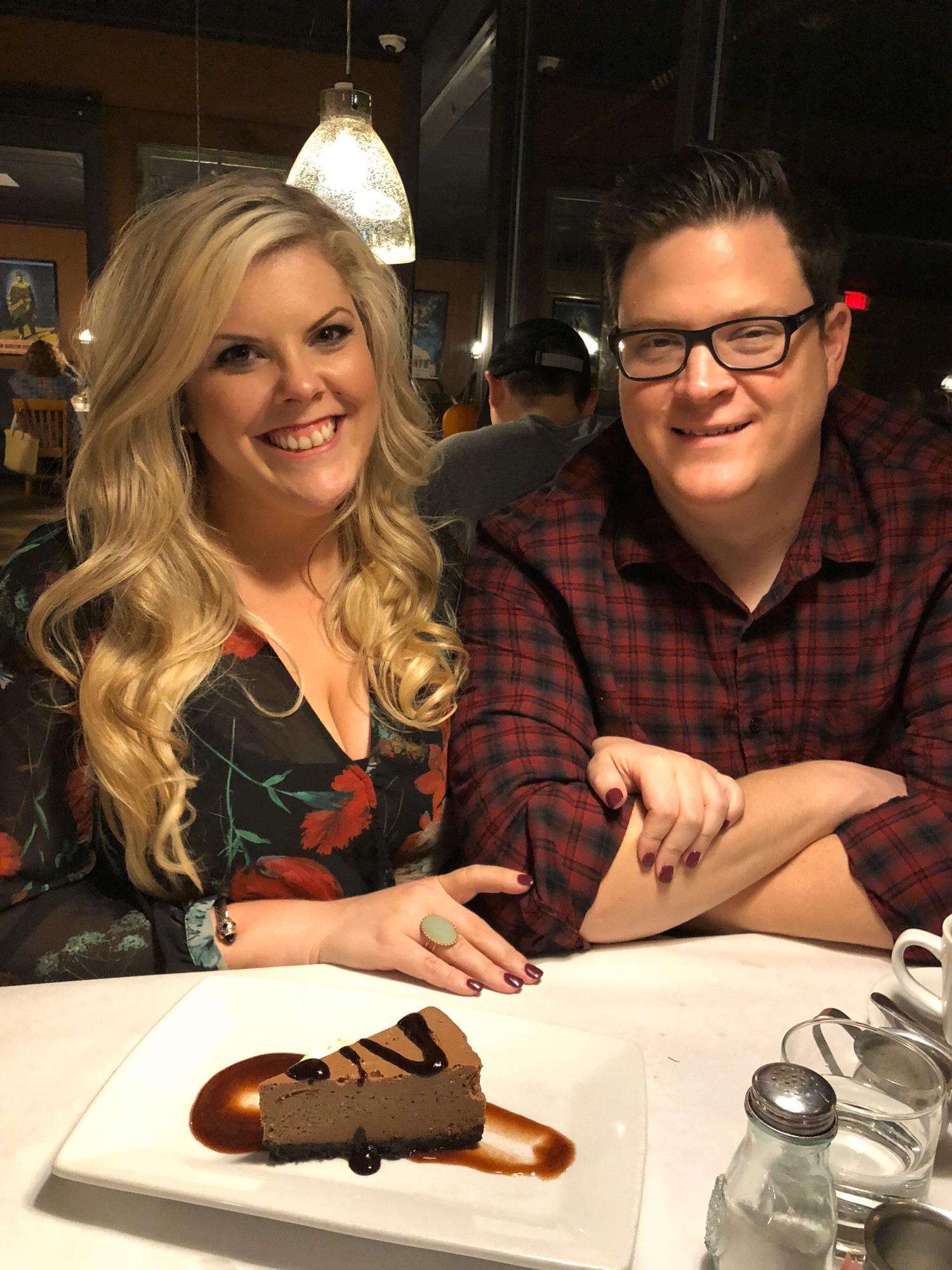 4 months after our first date at the same restaurant.