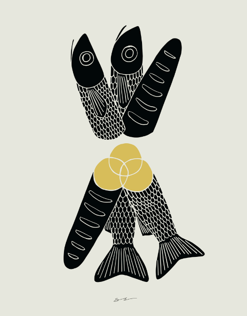 Divine Hospitality (36x24)