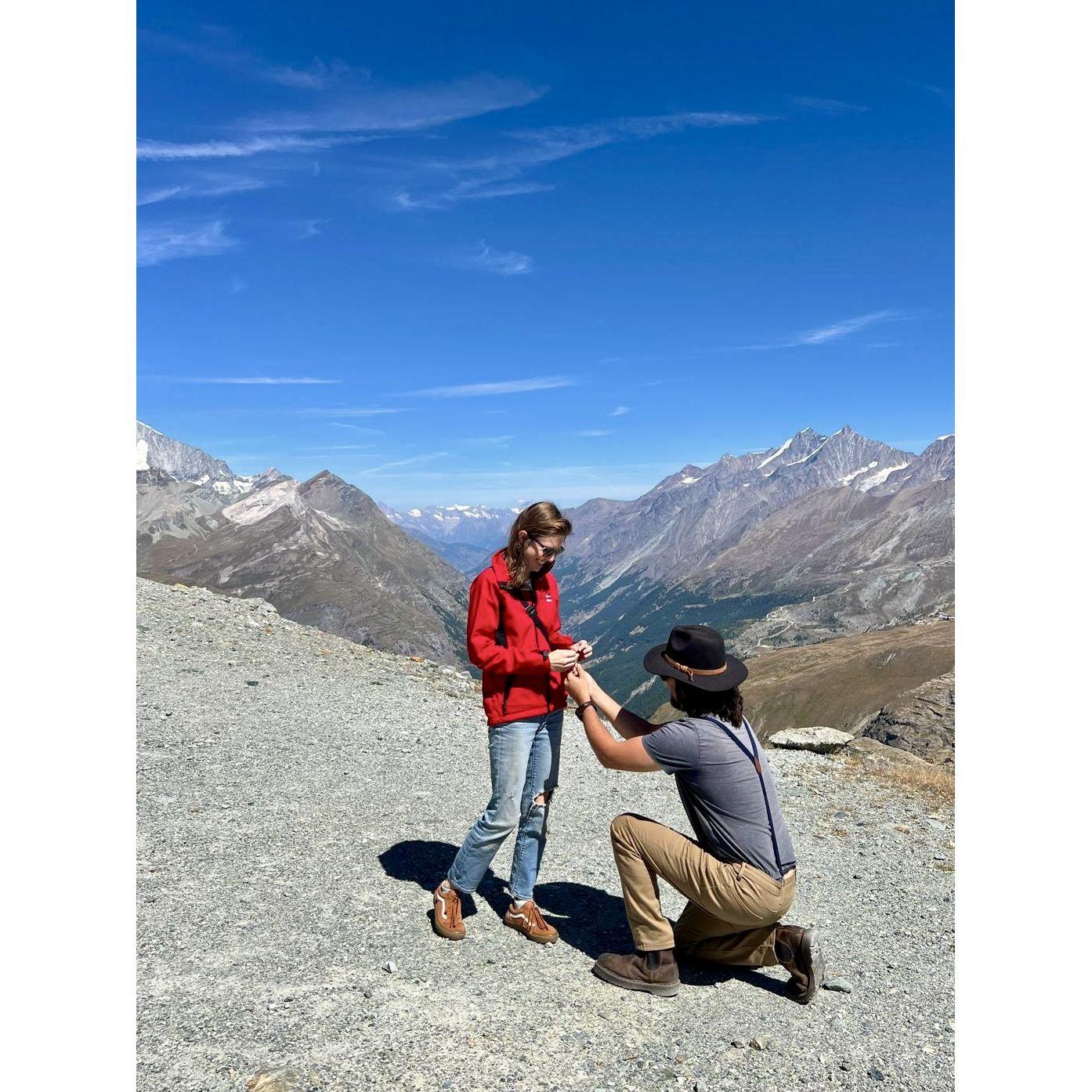 She said yes!