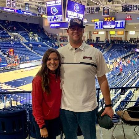 One of our favorite things to do together: watch the Zags play basketball! Especially when it's in the kennel.