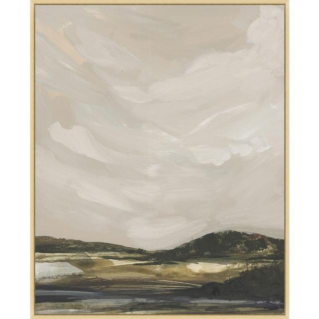 Beach Dune Natural Framed Canvas by Alex Cole, 26x32