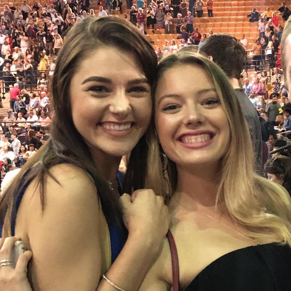 Marisa and Taylor at Jackie's graduation!