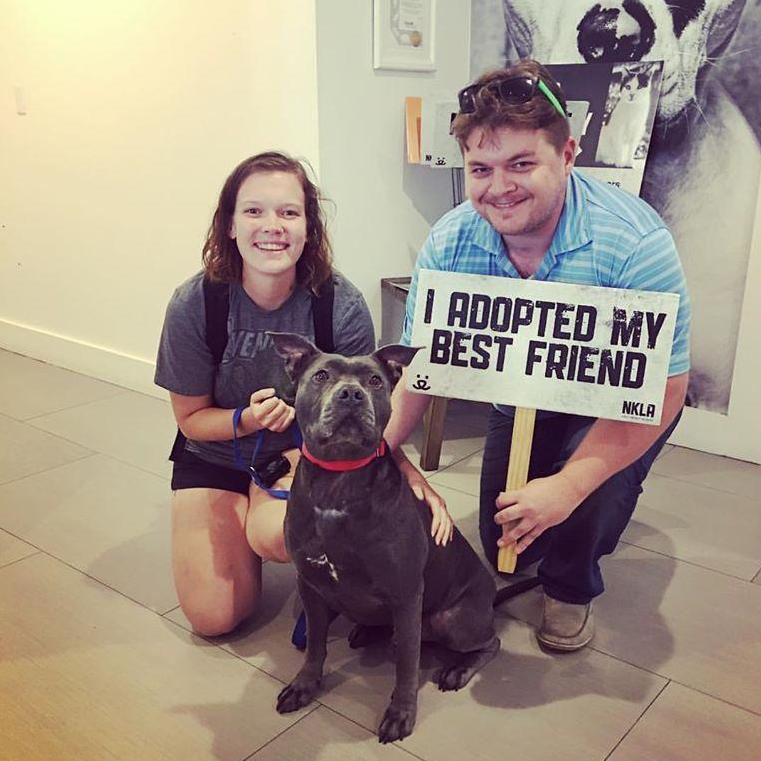 The day we adopted our fur child, Amador <3