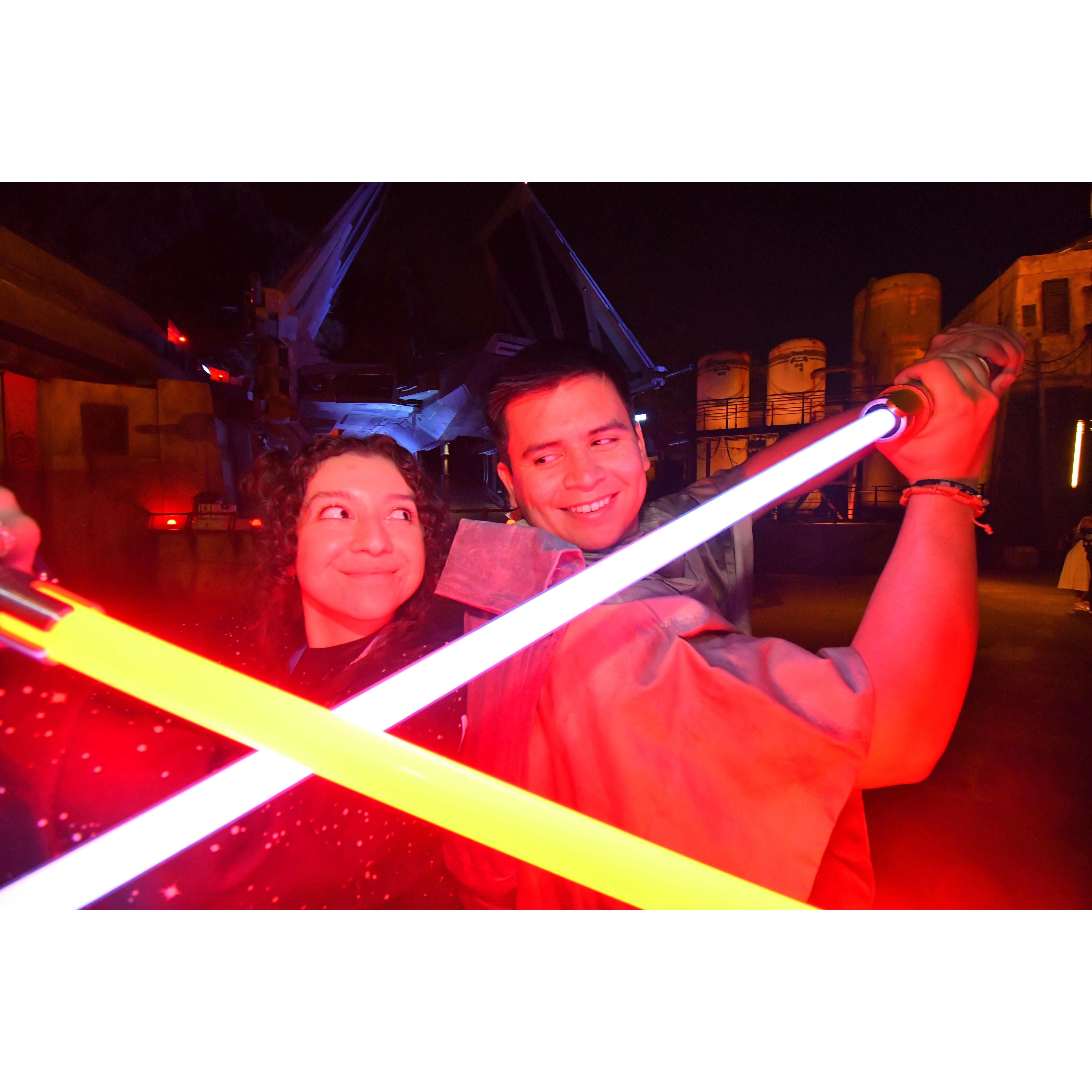 Our first Star Wars Nite together.
