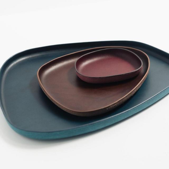 [Etsy] Leather Catchall Valet Tray (set of 3)
