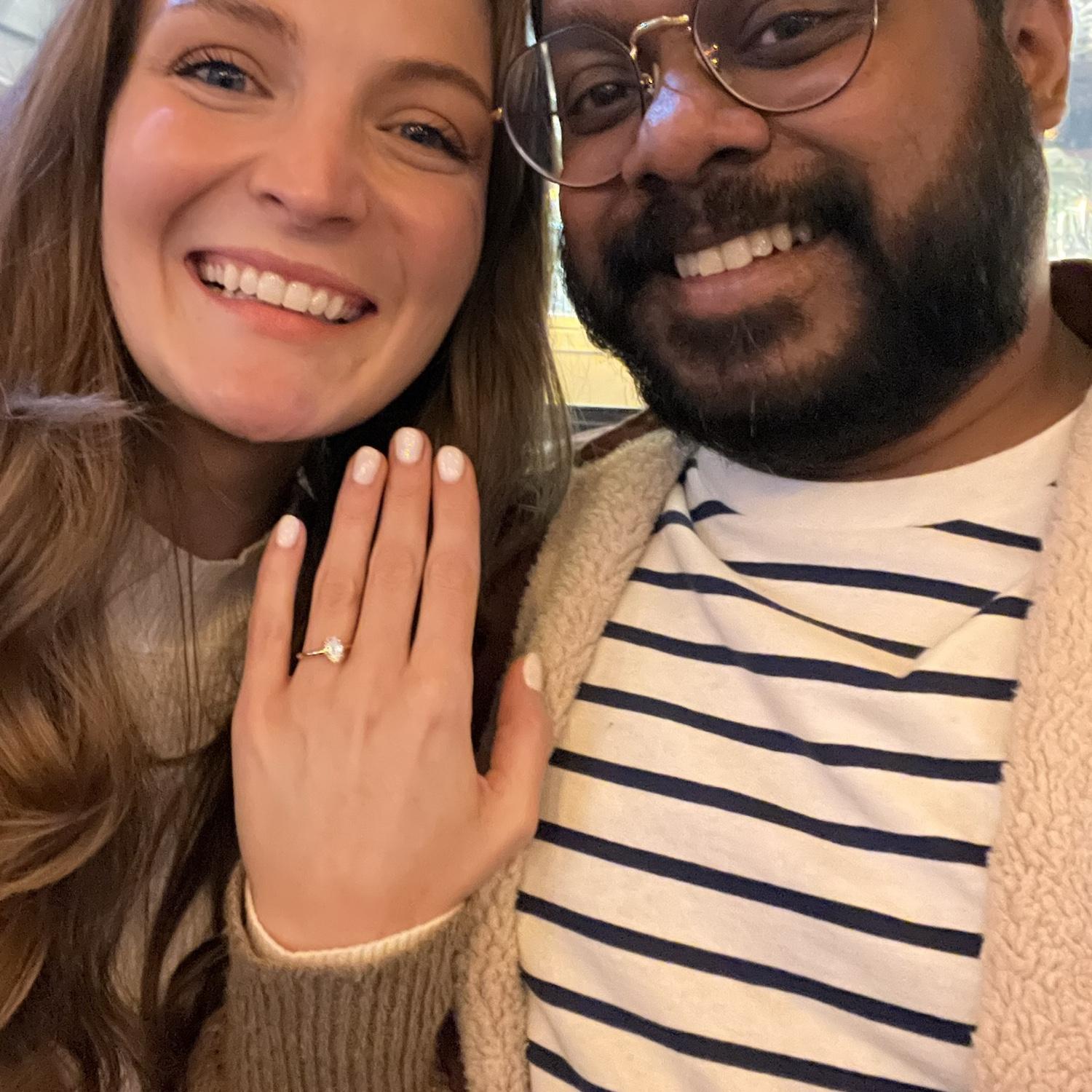 First photo after our engagement in Porto, Portugal.