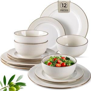 Dinner Plates & Bowls 12pc Set