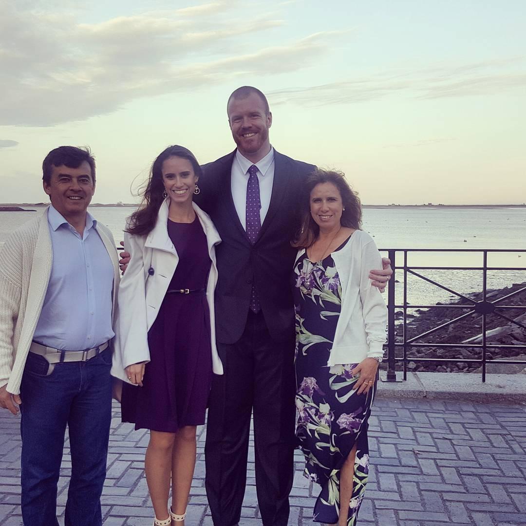 Pais em Plymouth, MA. Cerimonia casamento civil em 3 Nov 2017.