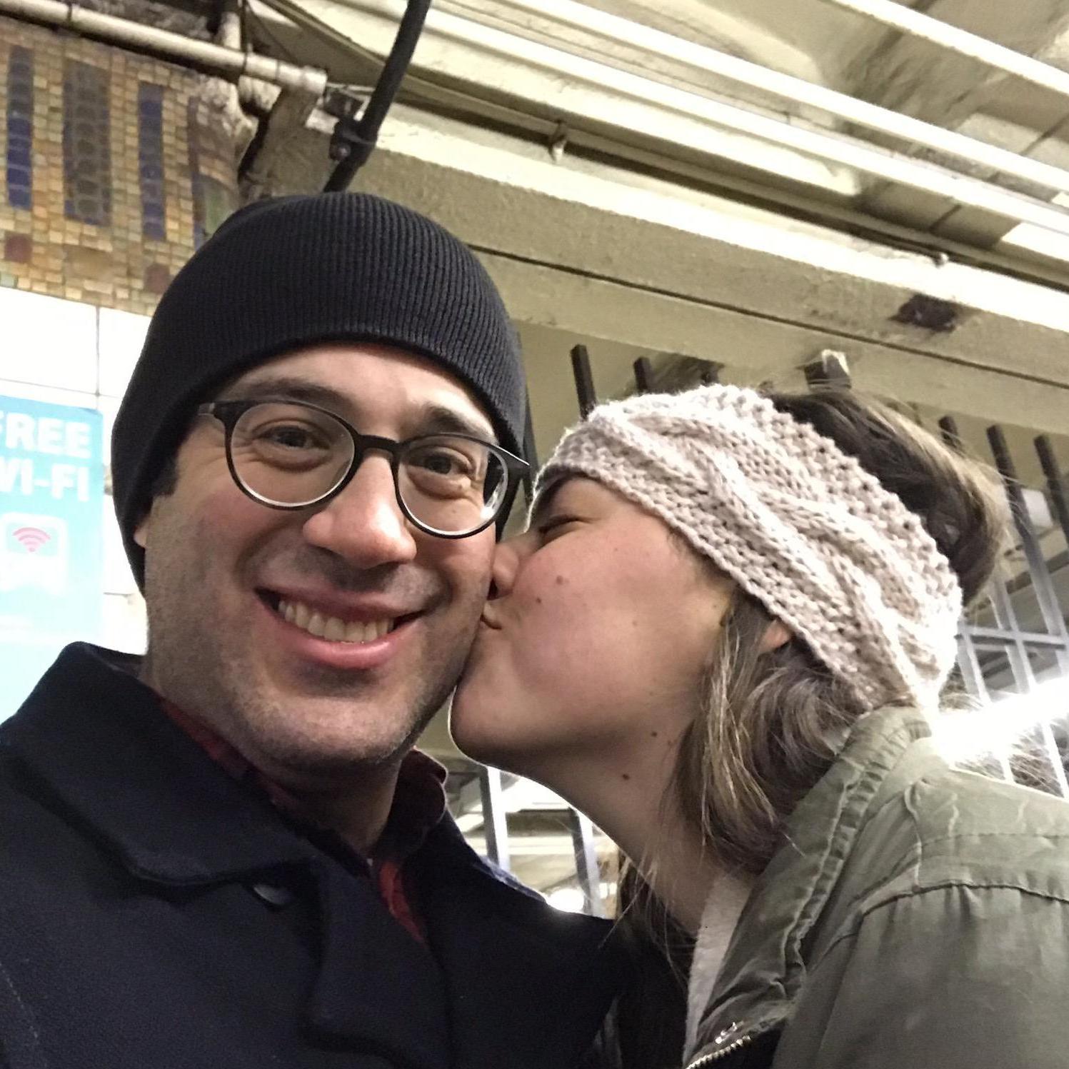 In NYC, the first day Aaron met Kara's family!