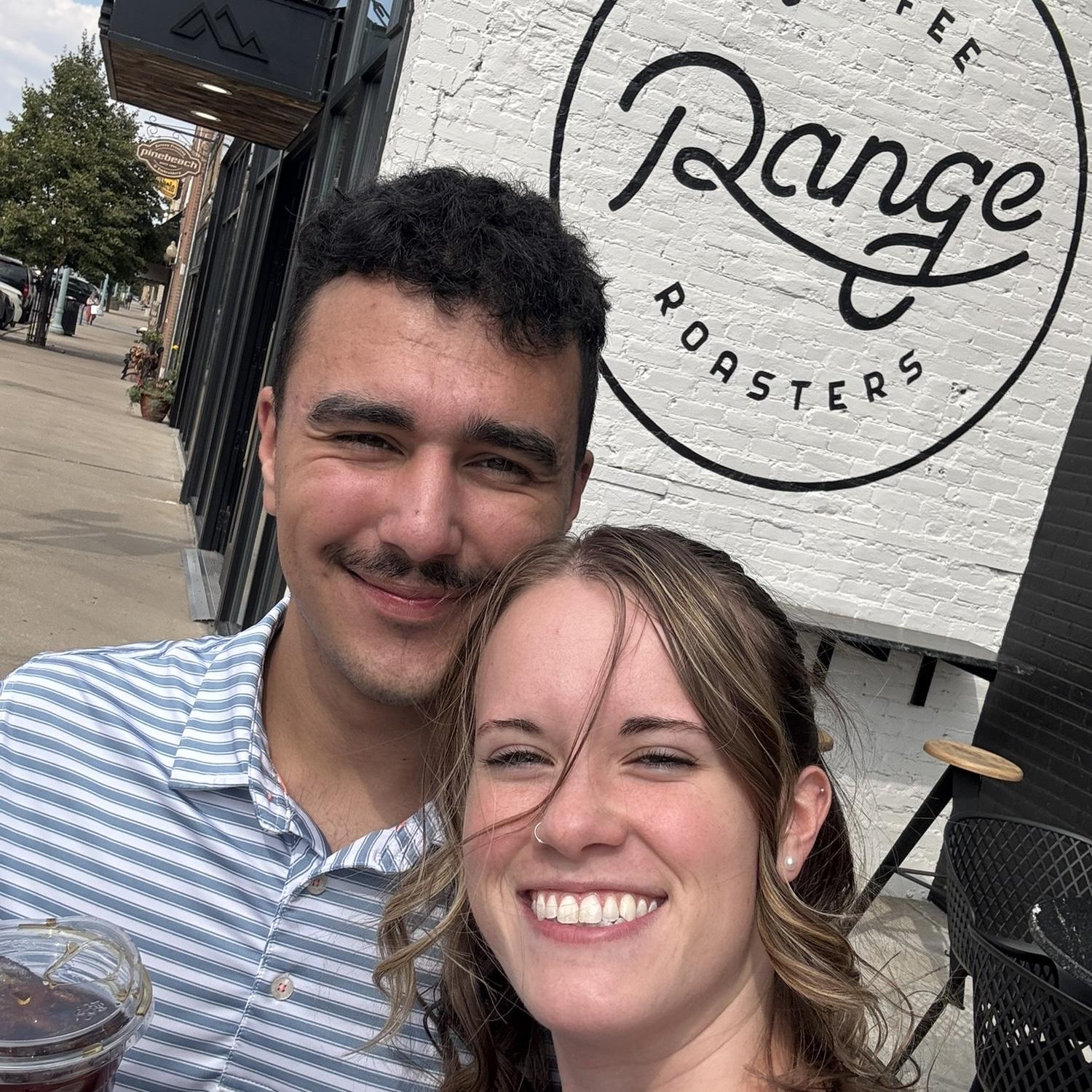 Outside Range coffee in Laramie, WY.