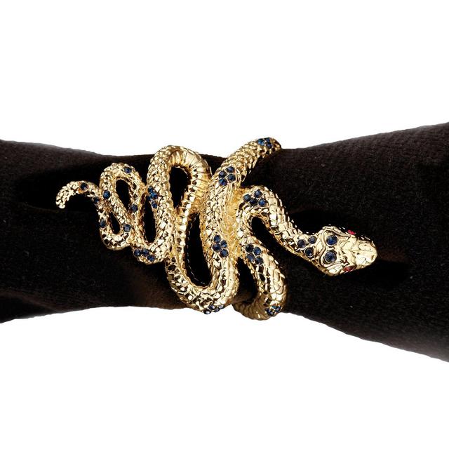 L'Objet Napkin Jewels Snake, Set of 4