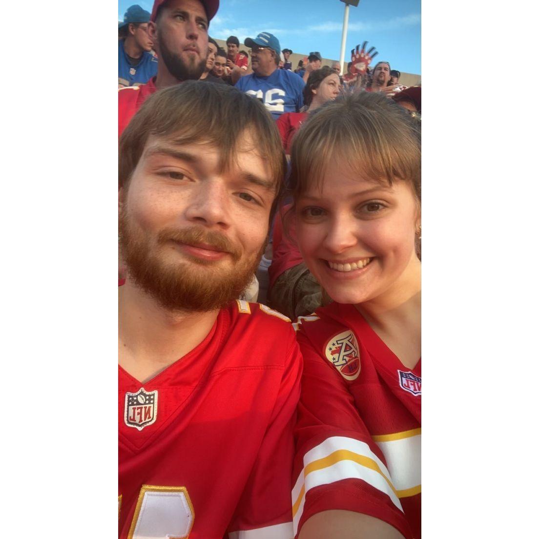 Christina's first Chief's game