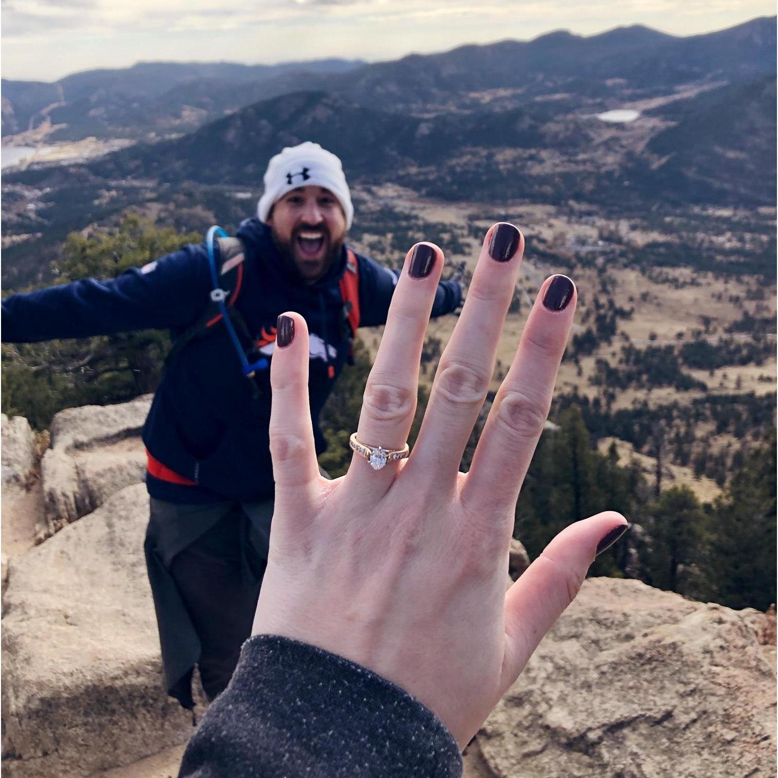 She said yes!