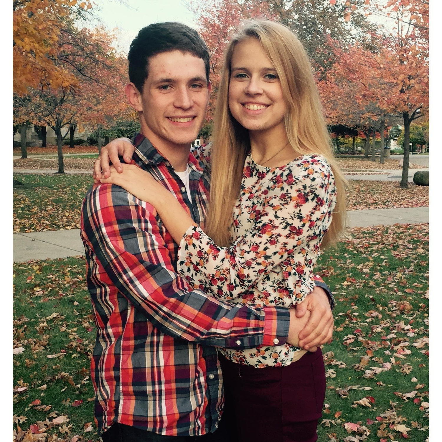 Our first ‘couple’ photo! -EMU October 2015