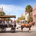 Horse carriage tours stand