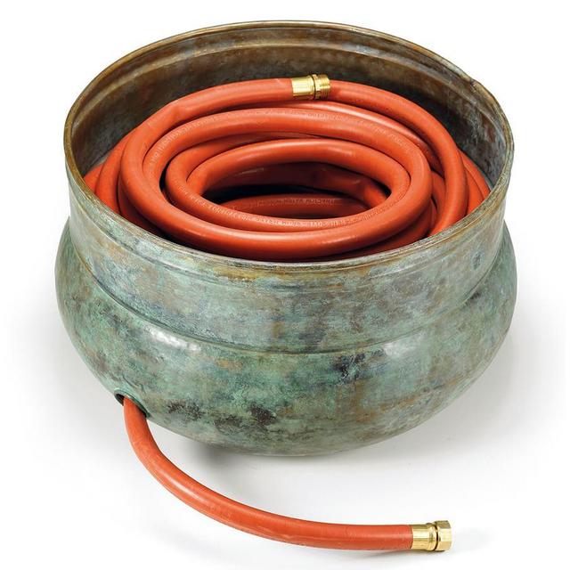 Evianna Blue Verde Brass Hose Pot