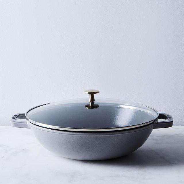 Staub Perfect Pan with Glass Lid, 4.5QT, Matte Black