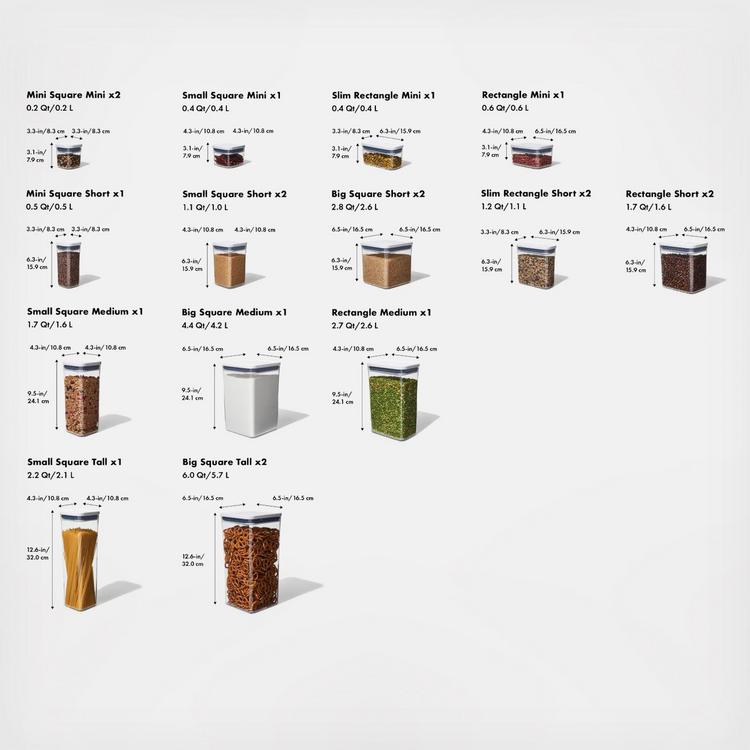 OXO, Good Grips POP Container Set, 20-Piece | Zola