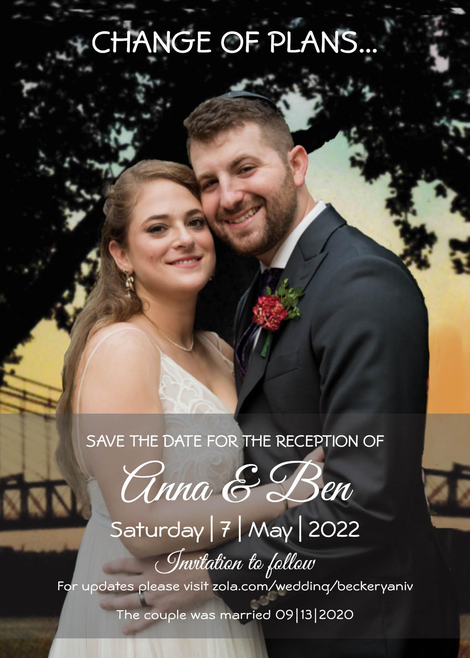 The Wedding Website of Anna Becker and Ben Yaniv