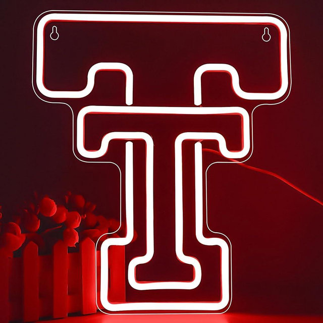 University Neon Sign,University Name Neon Sign for Room Decor,College Dorm Decor,Opening Gifts,Gifts for Teens,Graduates,Sports Fans,Size 13.4 * 11.8 in(XD124)