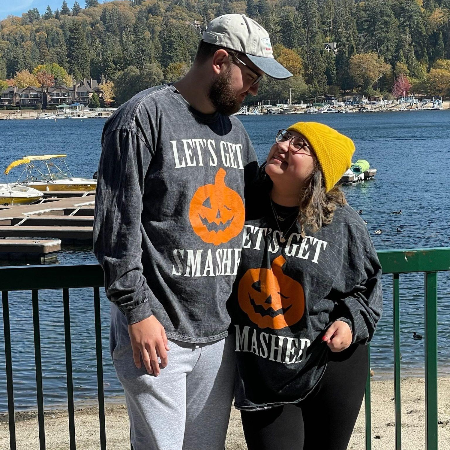 Celebrating Ryan's birthday and Halloween in Lake Arrowhead!