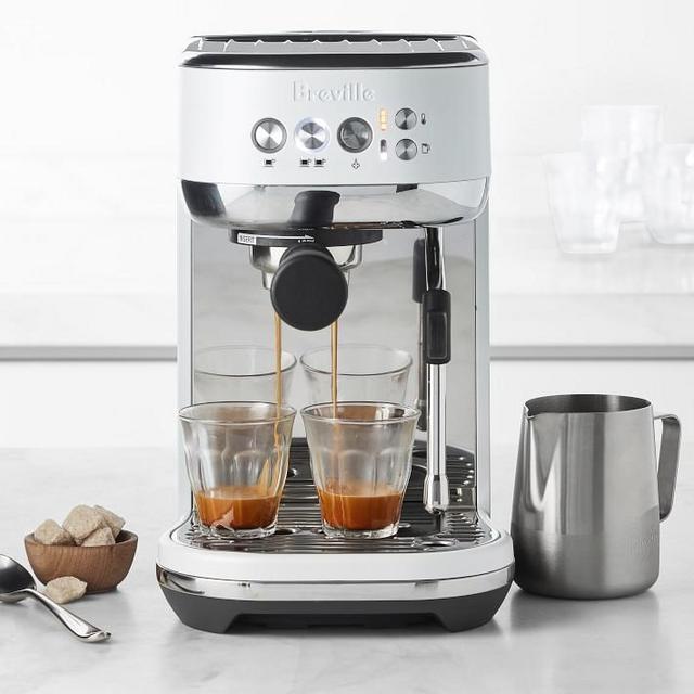 Breville Bambino Plus Espresso Machine in Sea Salt Color