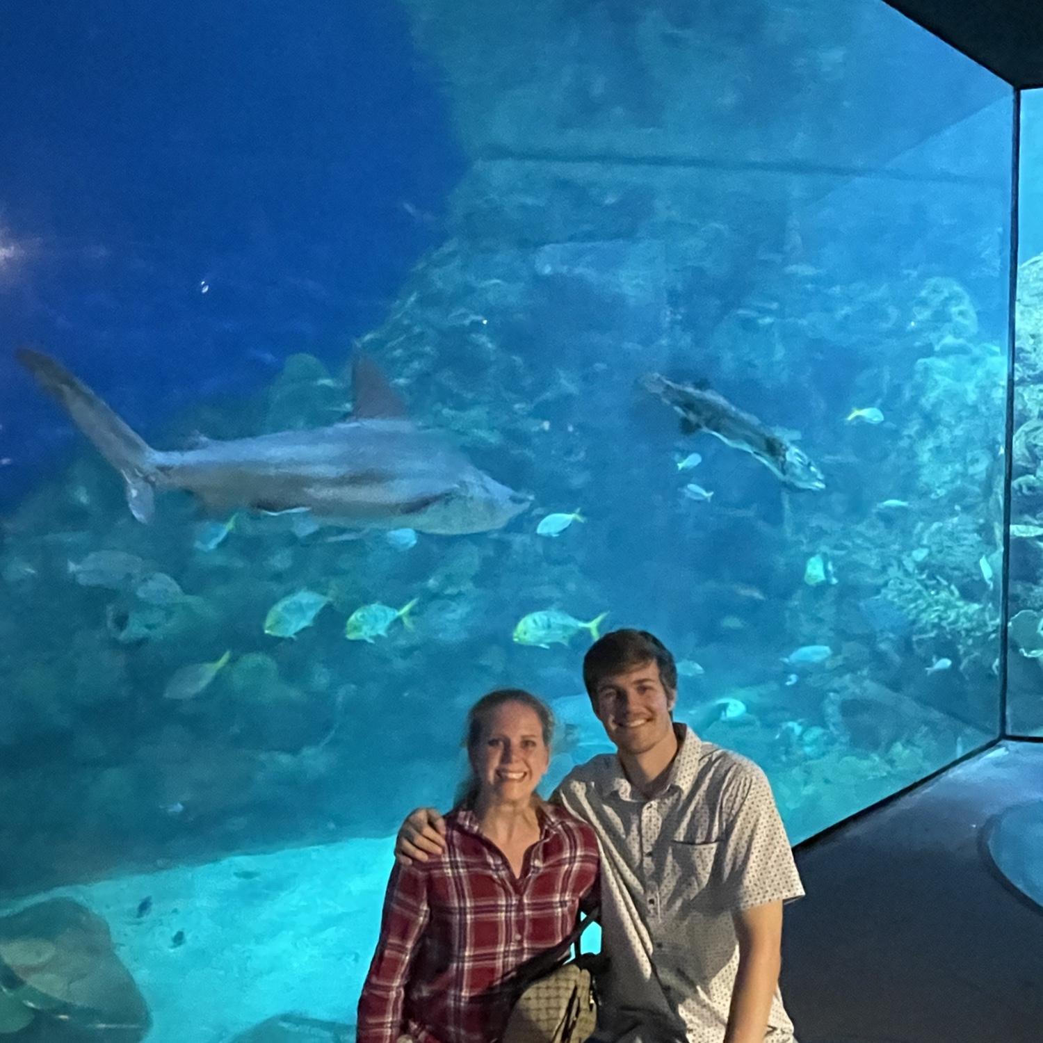 We love going to the aquarium! 🐠