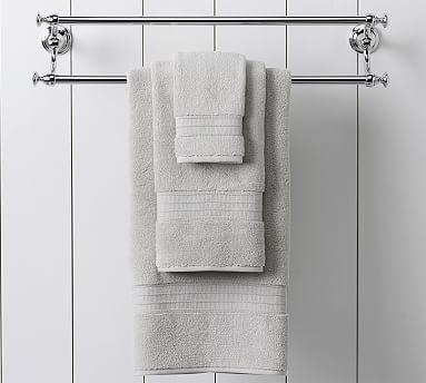 Hydrocotton Organic Bath Towels, Gray Mist