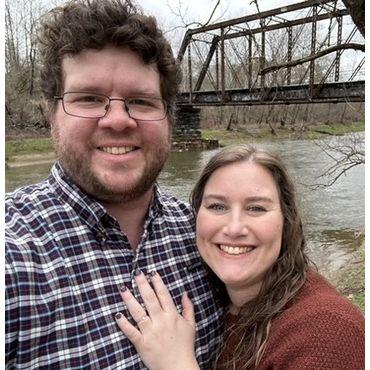 The spot where Stephen proposed on our weekend getaway to Murphy, NC.