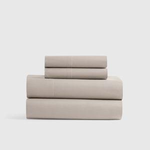 Classic Organic Percale Sheet Set - King in color Dove