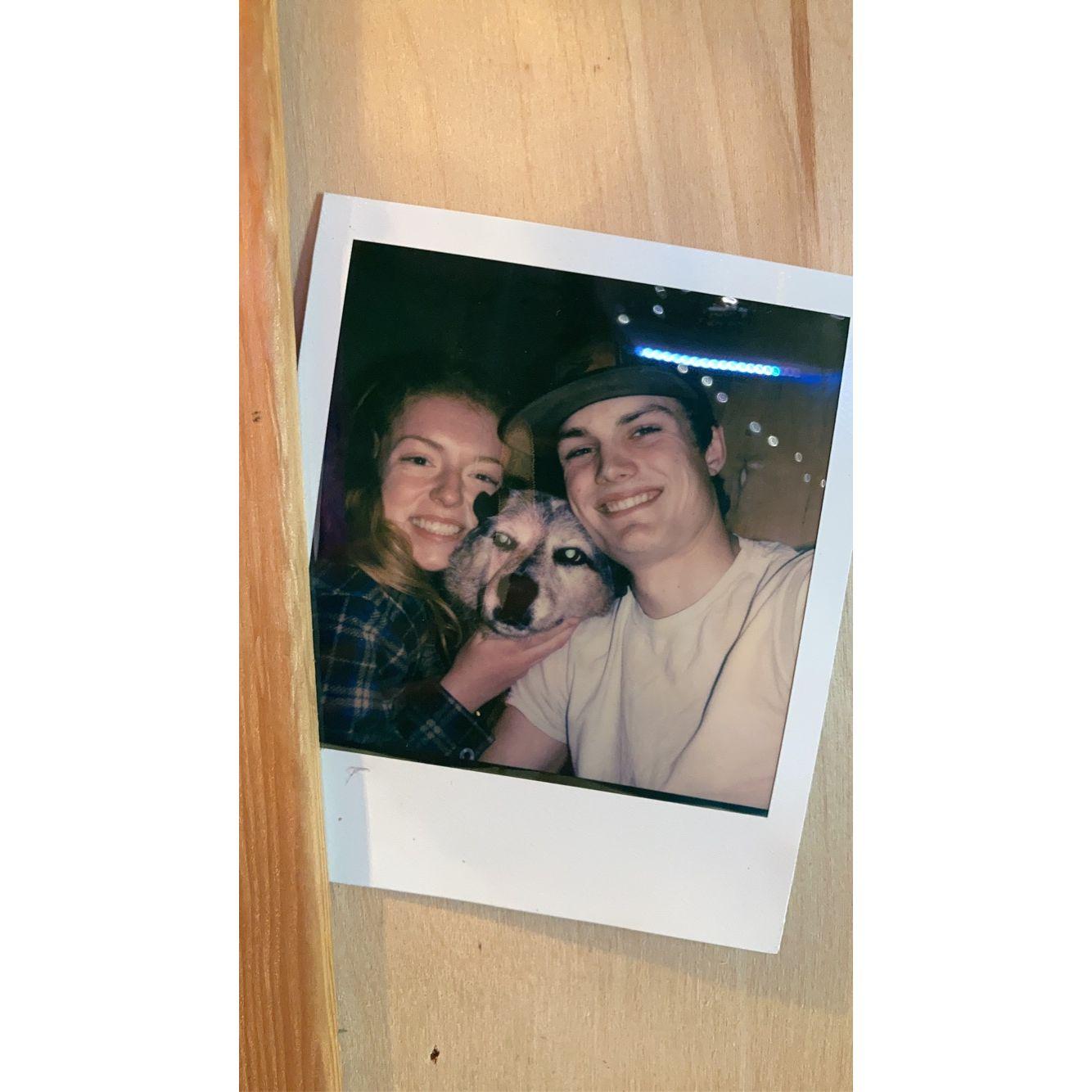 First photo we ever took together back in February 2021, with Nala of course!