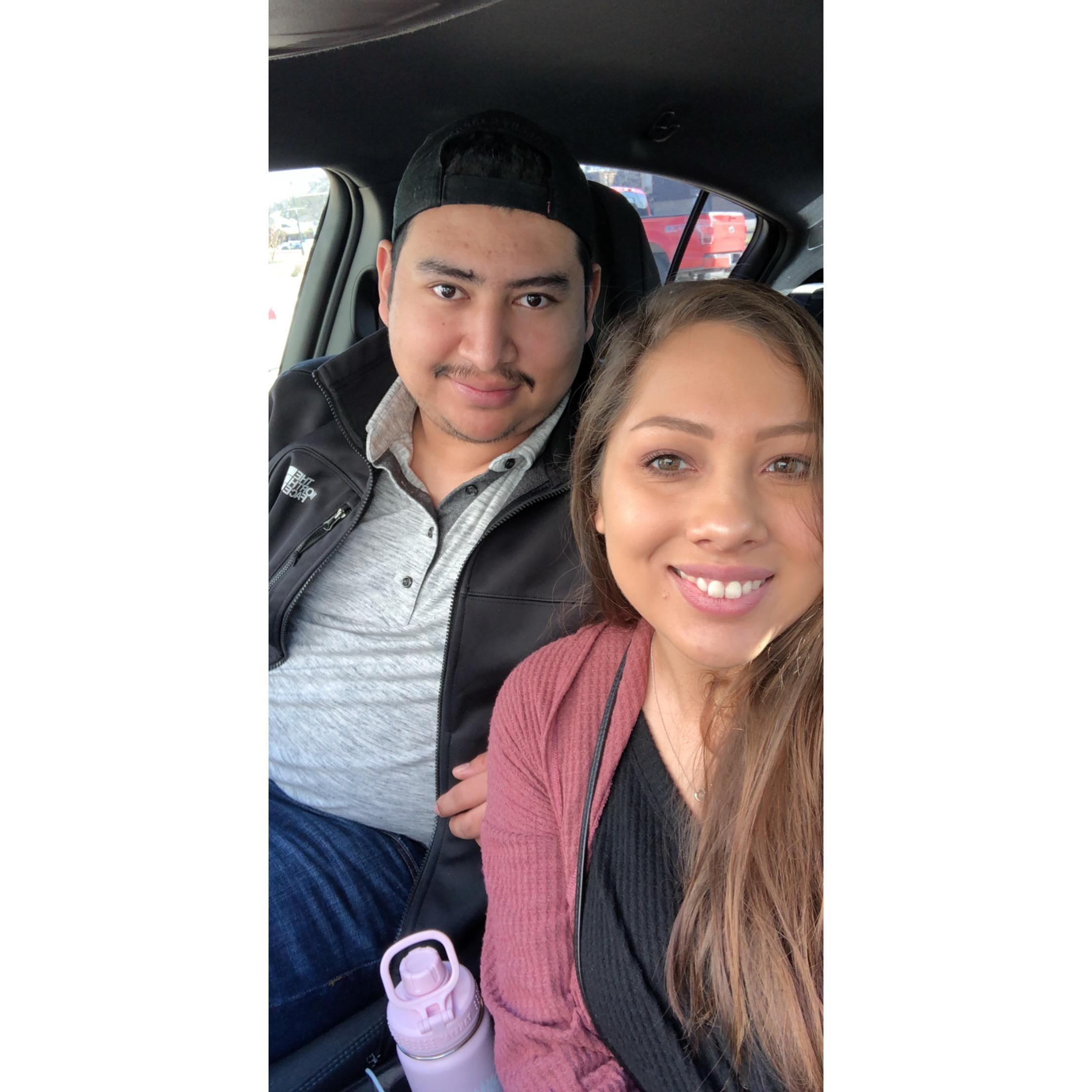 The day we closed on our first home!
February 2019