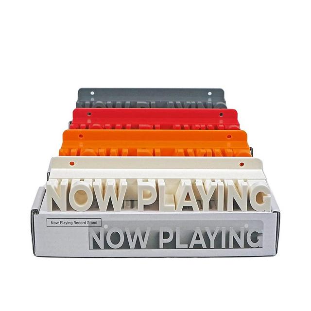 Noahrk Now Playing Vinyl Record Stand Wall Holder - Now Spinning Vinyl Record Stand - Vinyl Record Wall Mount Display Vinyl Wall Mount Albums Hanging Vinyl Record Wall Record Display Storage Holder