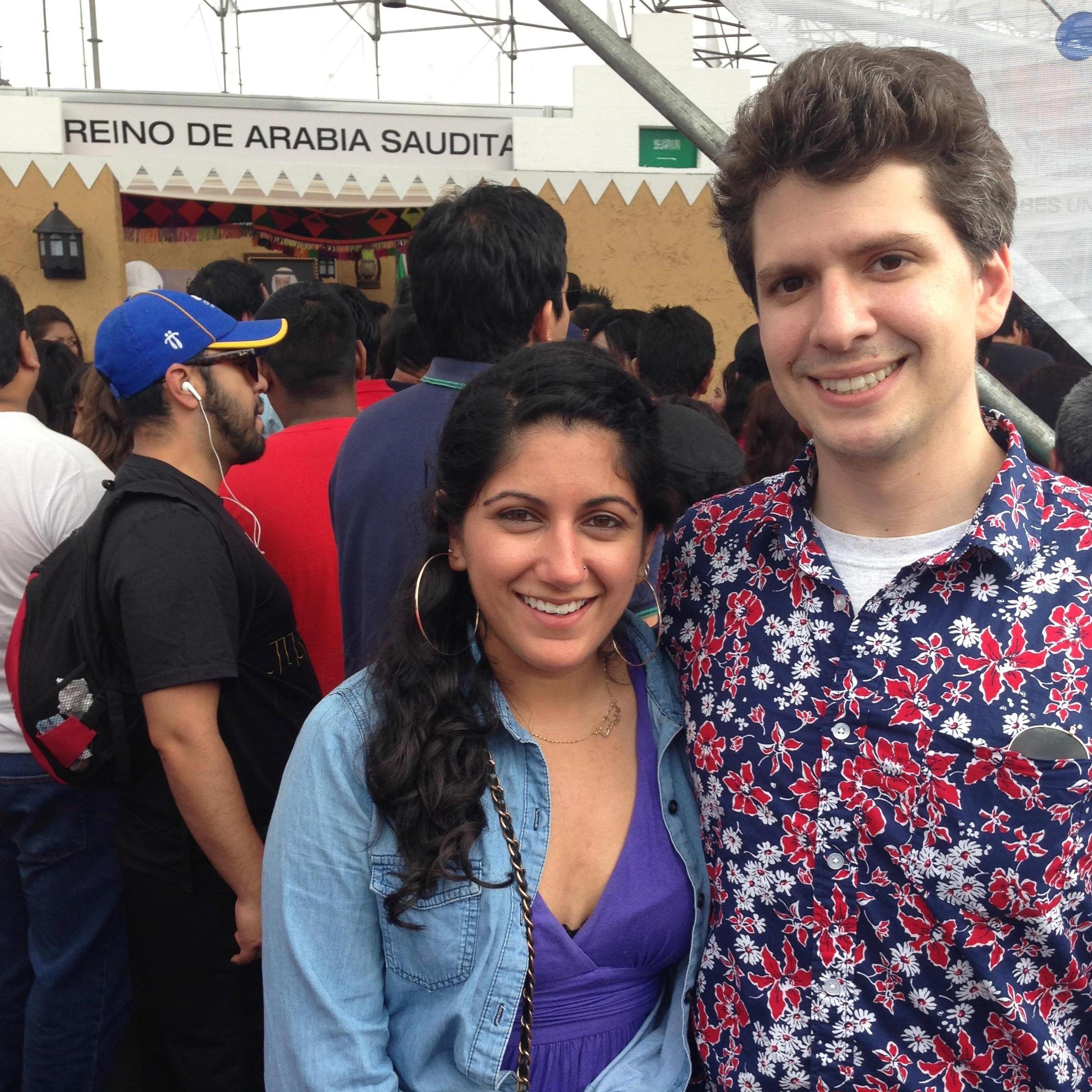 Our second date was in Mexico City in 2015! Here we are at the Zocalo