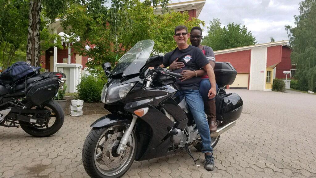 Sweden. The start of a two-week motorcycle trip through four countries.
