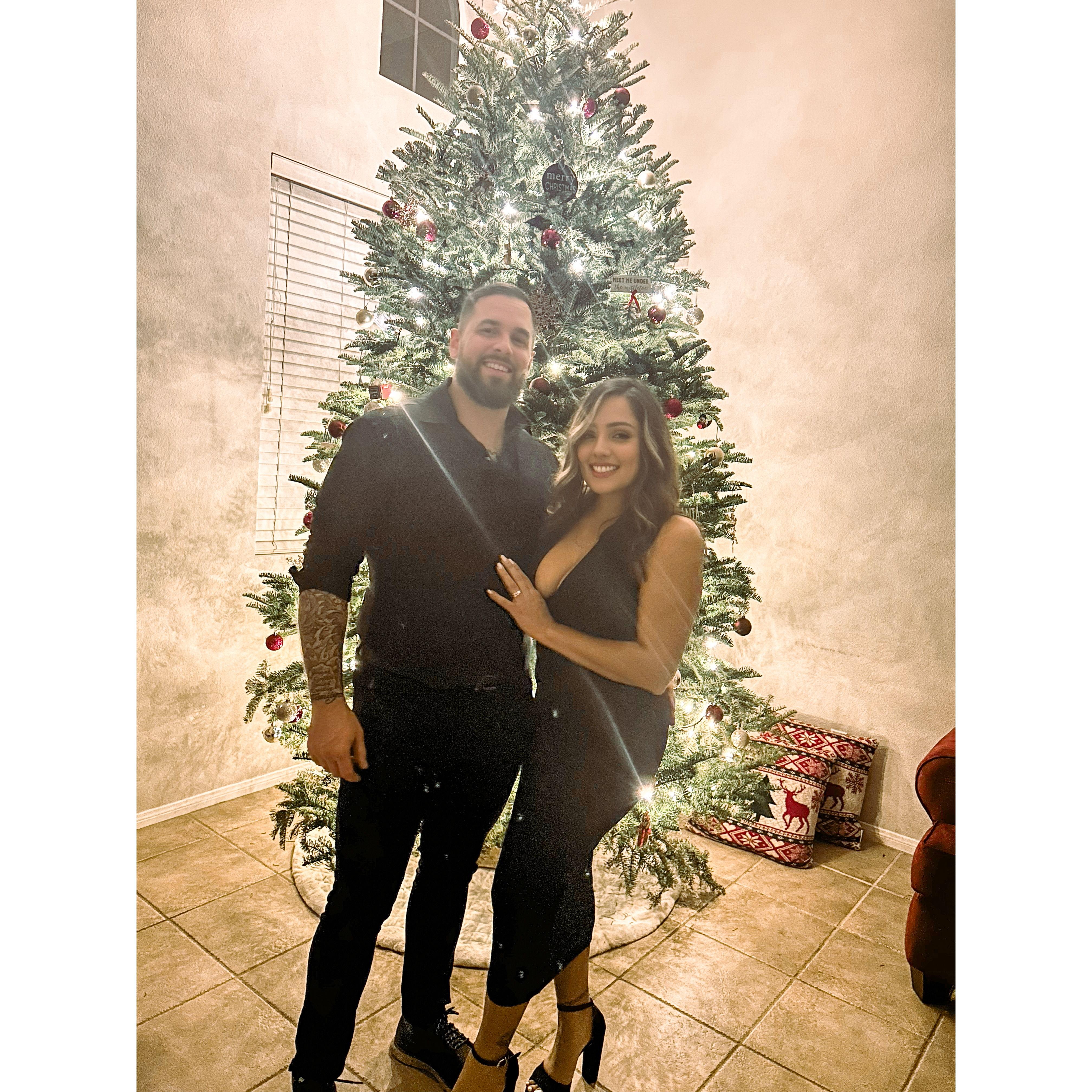 And now we get to make it official, the whole 5 of us walking down the isle.