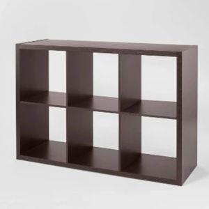 Diverse Styles in 6 Cube Organizer - Brightroom™ (Color: Espresso)