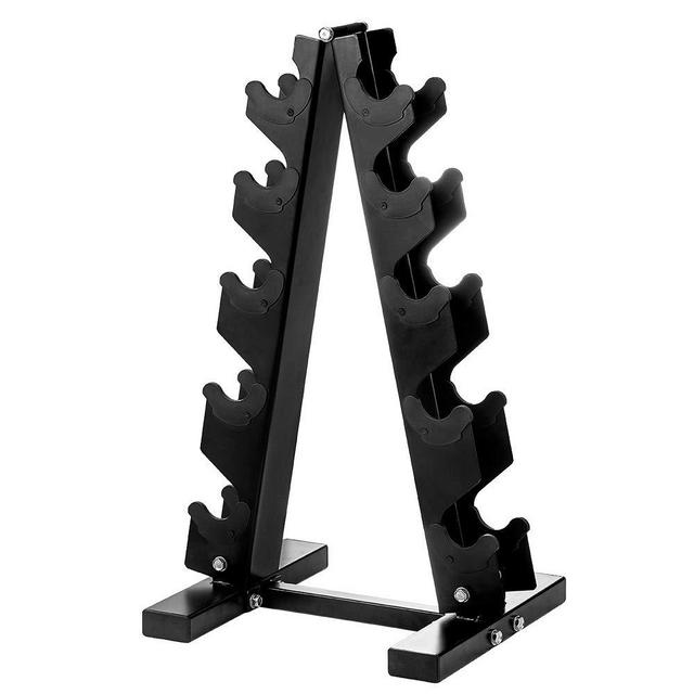 PAPABABE A Frame Dumbbell Rack Weight Rack Stand Dumbbell Weight Storage for Home Gym