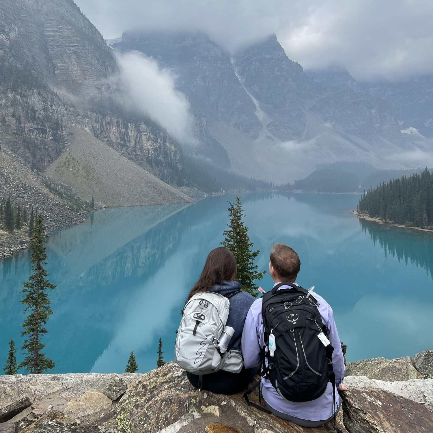 One of the most stunning places we’ve ever been too - Moraine Lake, Banff, Canada