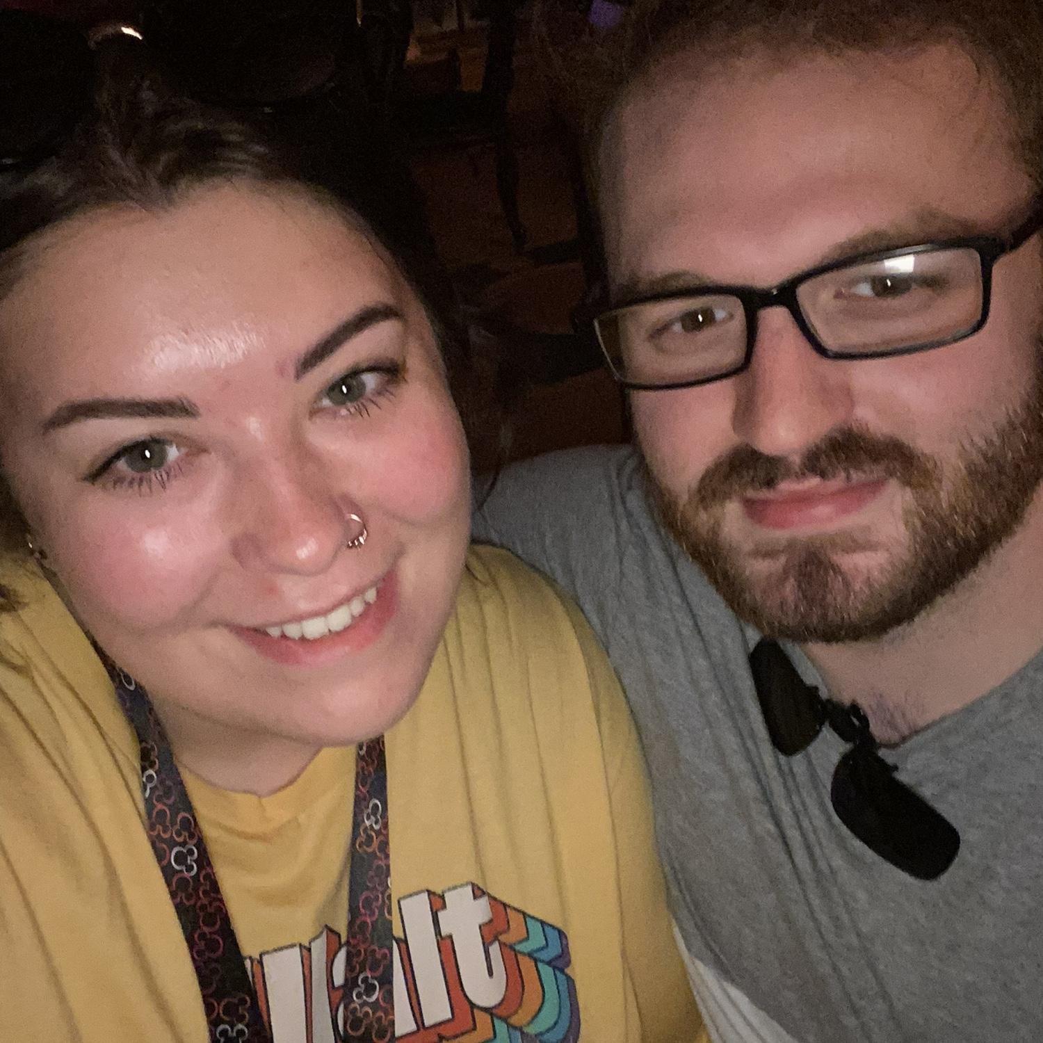 Our first ever trip to Disney together with his family.