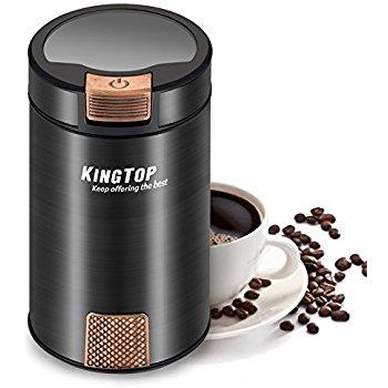KRUPS F203 Electric Spice and Coffee Grinder with Stainless Steel Blades, 3-Ounce, Black