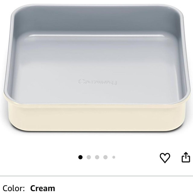 Caraway 9” Square Pan - Cream