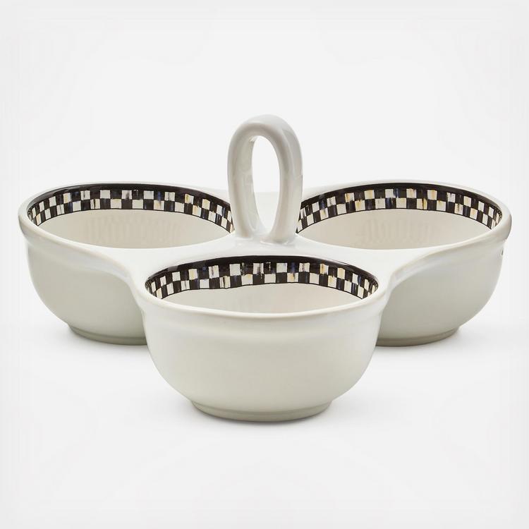 MacKenzie-Childs, Courtly Check Everyday Stoneware Trio | Zola
